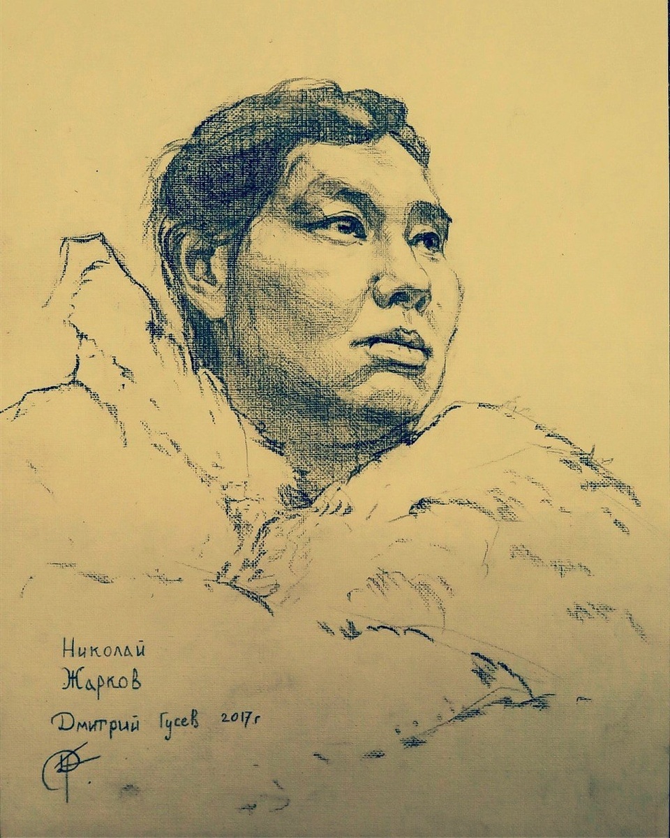 Рисунки художника Дмитрия Гусева, выполненные в экспедициях на плато Путорана. 