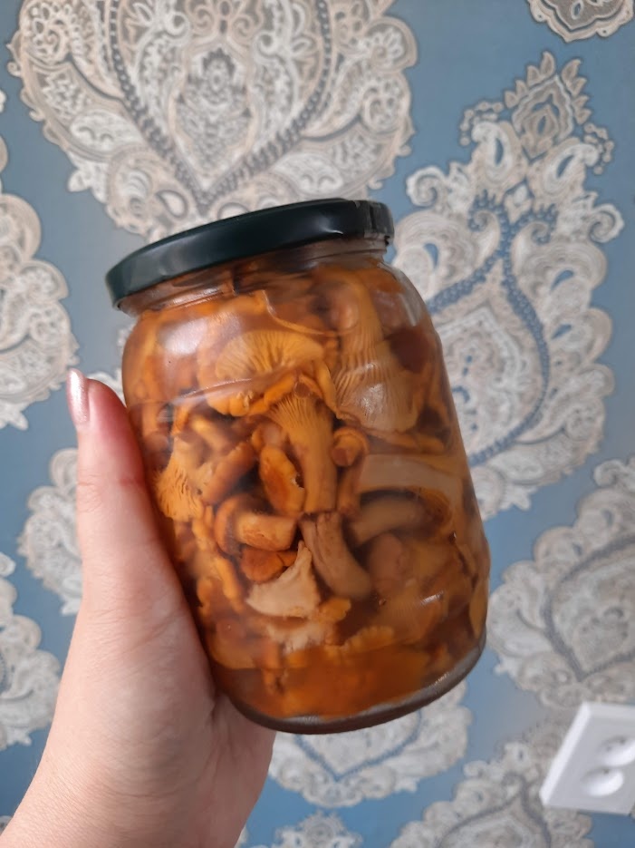 лисички маринованные
