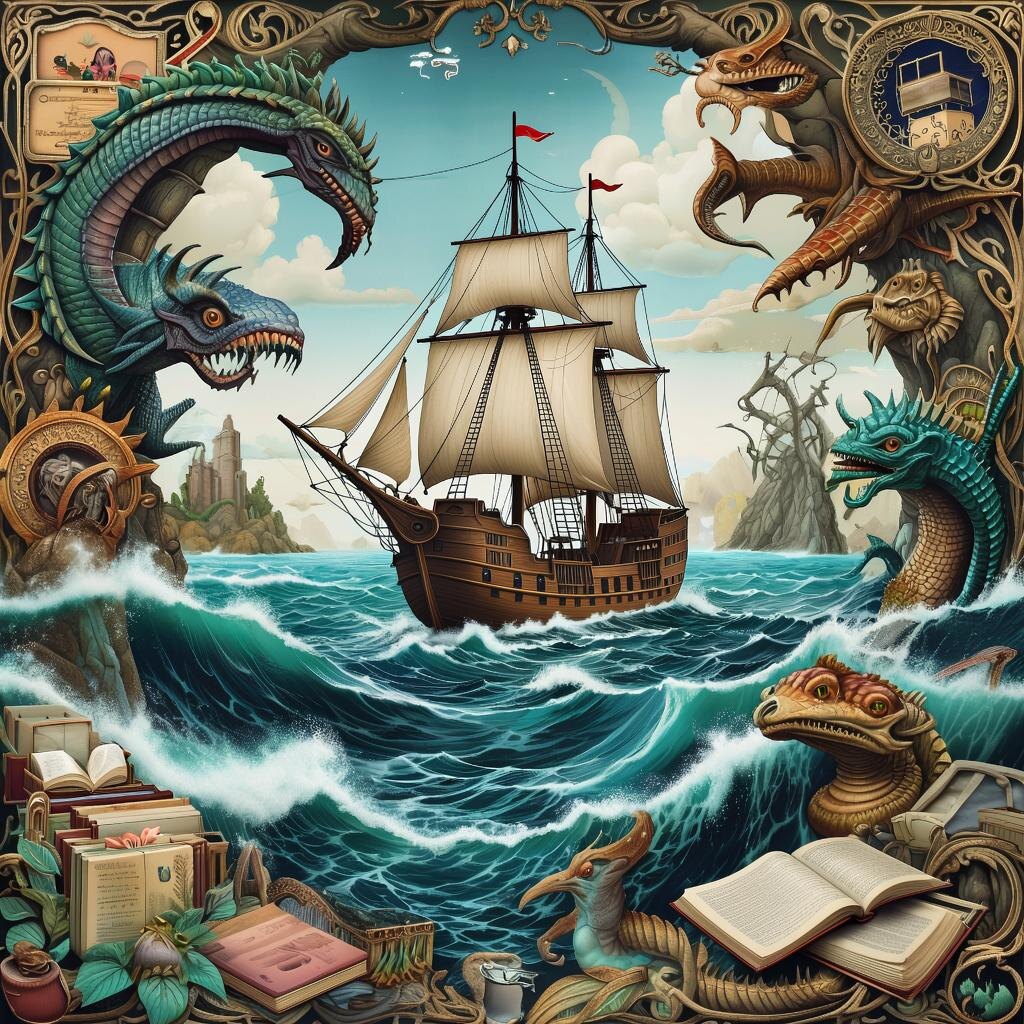 Подборка фильмов и книг о морских приключениях