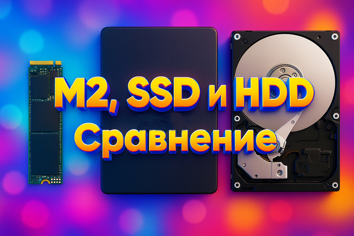M.2 NVMe, SSD и HDD