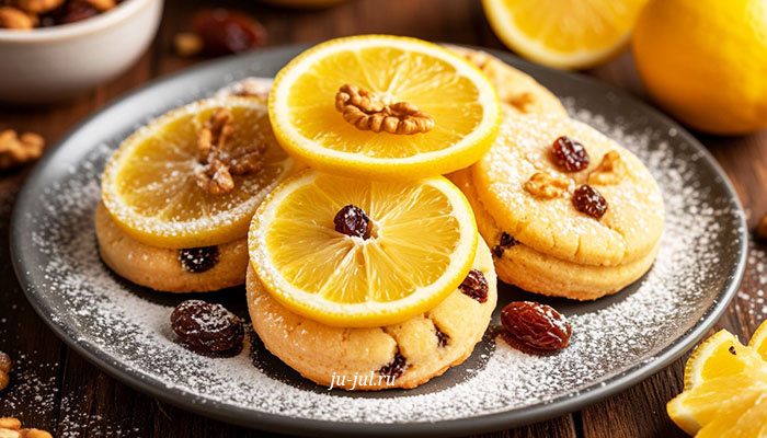 Лимонное пирожное без выпечки