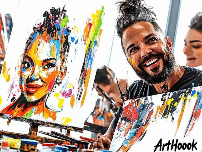    Групповой мастер-класс по рисованию: раскройте творческий потенциал и укрепите командный дух! Art-Hook.Ru