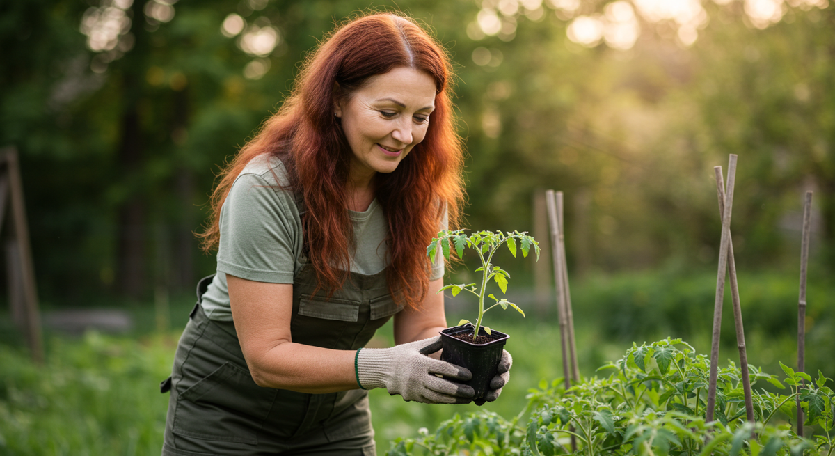 Высаживаю рассаду томатов, перцев, баклажанов в открытый грунт