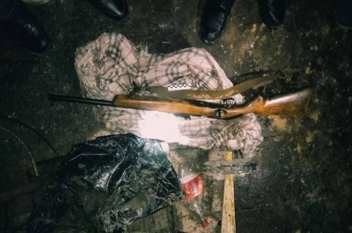    В Пластовском районе пожарные при тушении чердака нашли винтовку