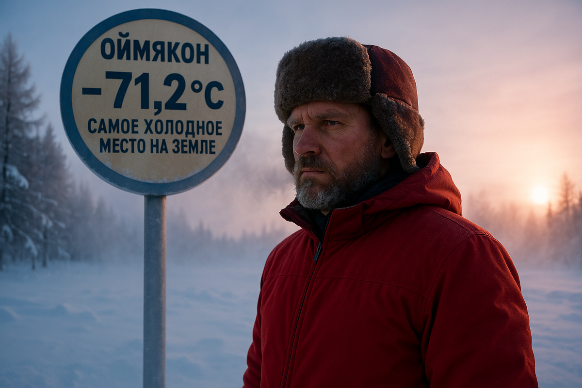  На краю мороза. Здесь не удивляются цифрам. Здесь просто живут.