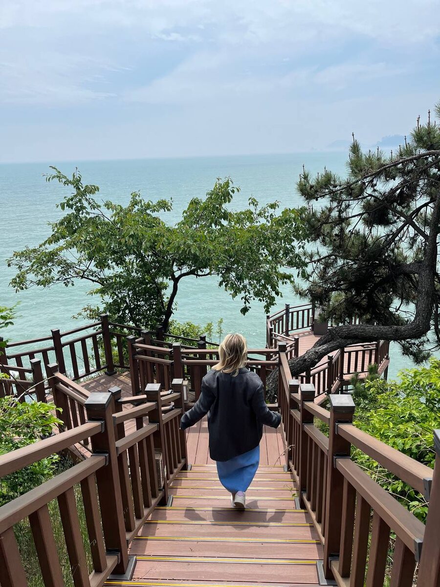 Туристическая тропа в городе Пусан