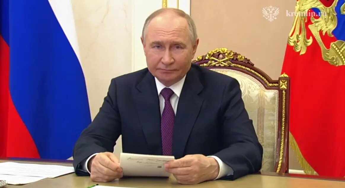    Владимир Путин. Фото: скриншот видео пресс-службы Кремля