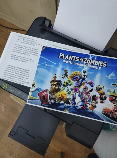 Фото Epson L3258 из отзывов на Озон.