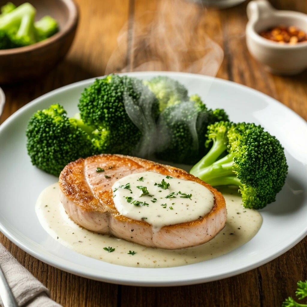 Форель и брокколи — идеальный дуэт для кето.