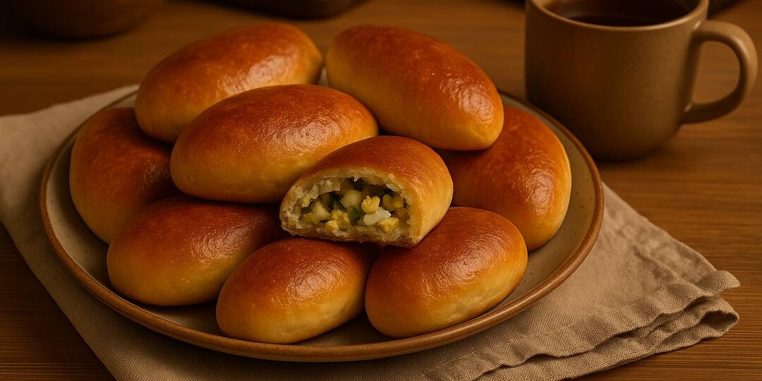 Пирожки, как у бабушки: пышные, румяные, с запахом детства