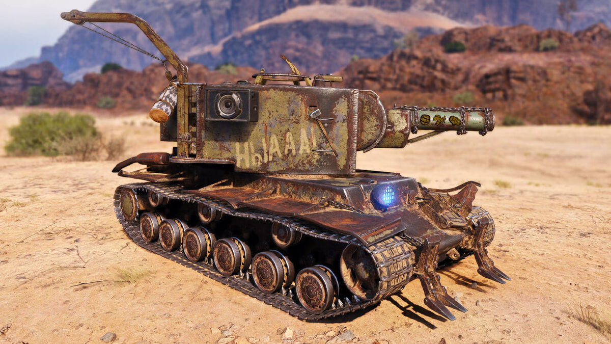 3D-стиль «Медоед» для КВ-2