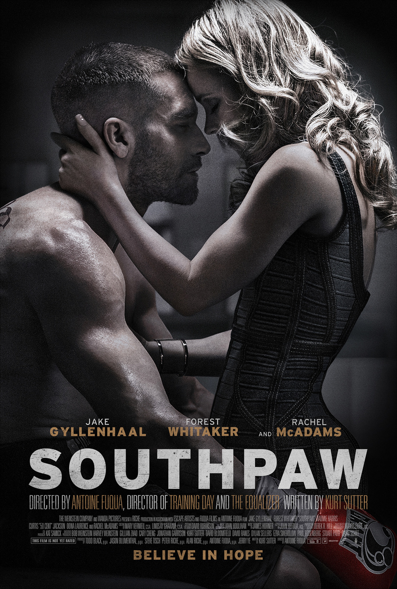 Постер к фильму “Левша” (Southpaw), режиссёр Антуан Фукуа