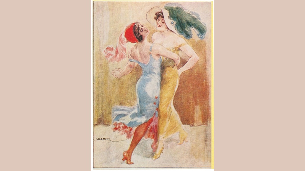 Открытка времен НЭПа