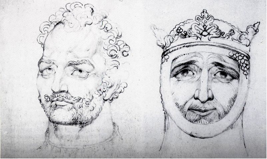 «Головы призраков», Уильям Блейк