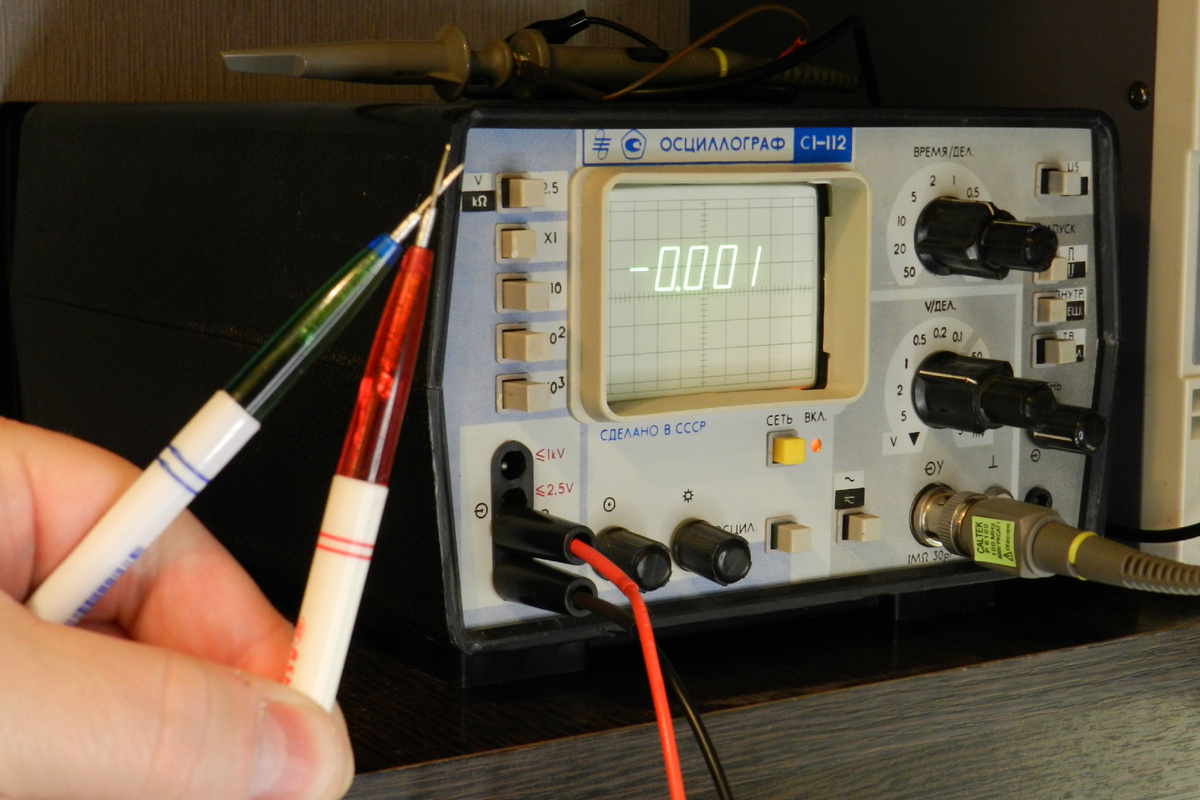Самодельные щупы для осциллографа-мультиметра С1-112
