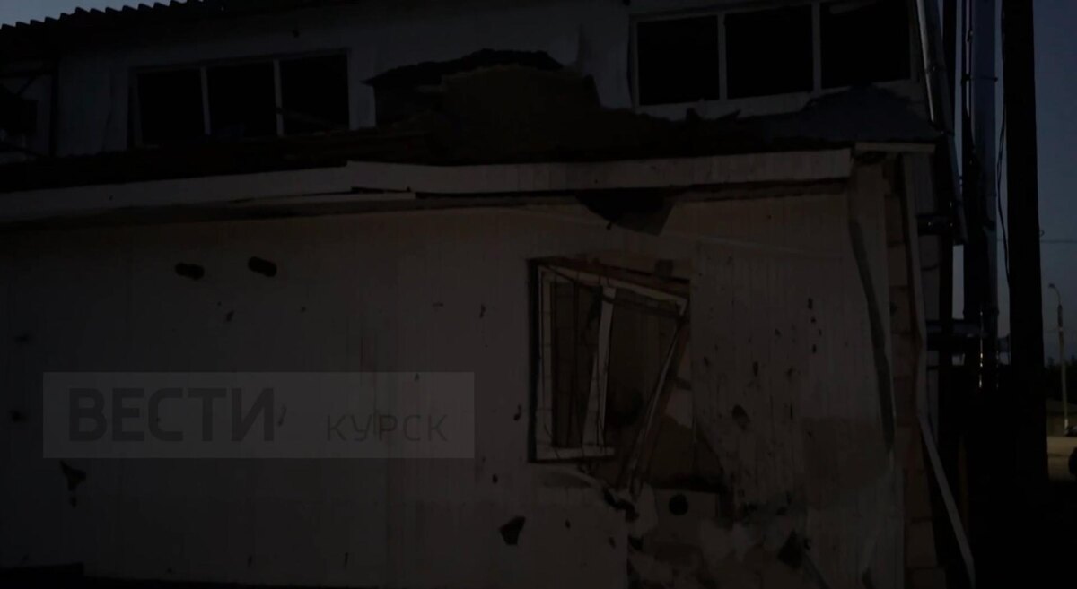    Съемочная группа "Вестей-Курск" на месте атаки ВСУ во Льгове