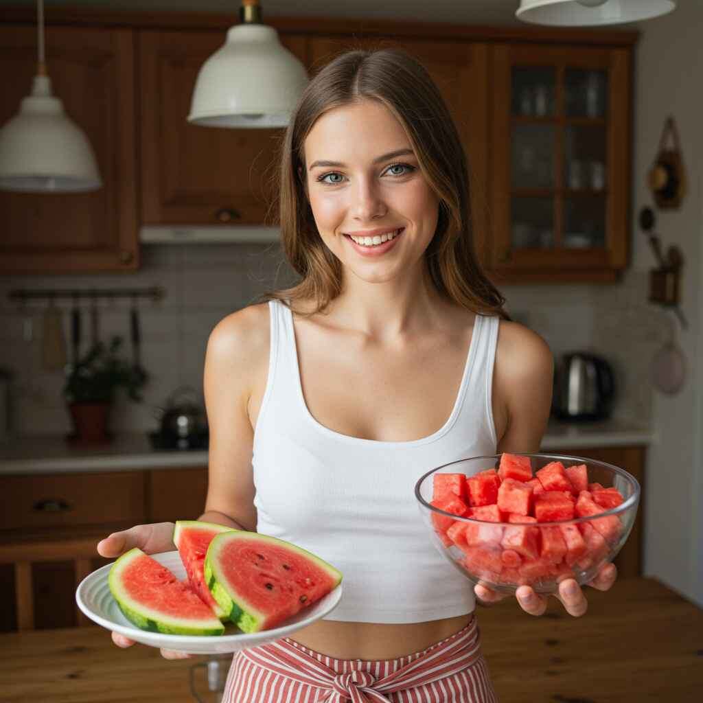 нарезка овощей и фруктов