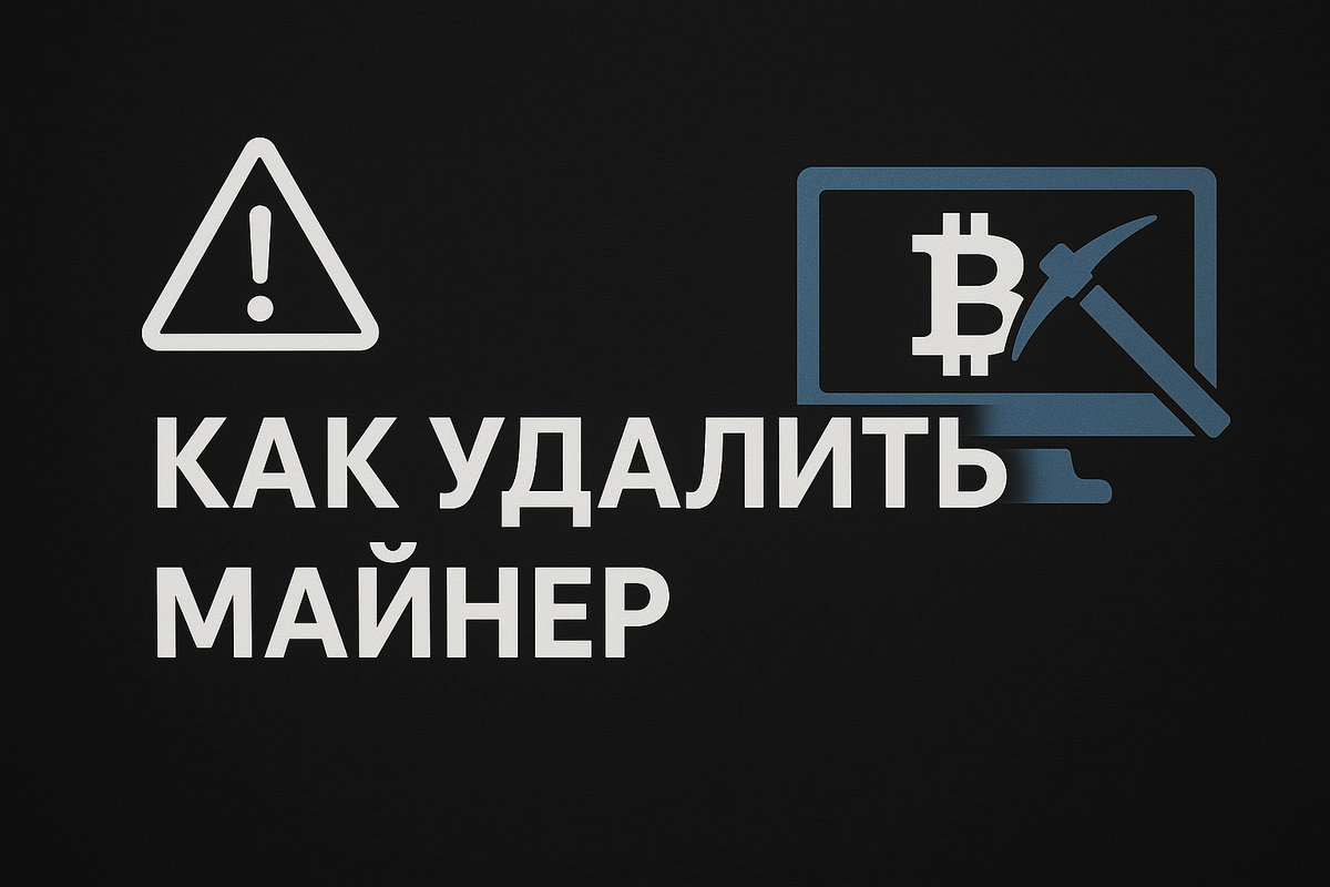Удаление майнера