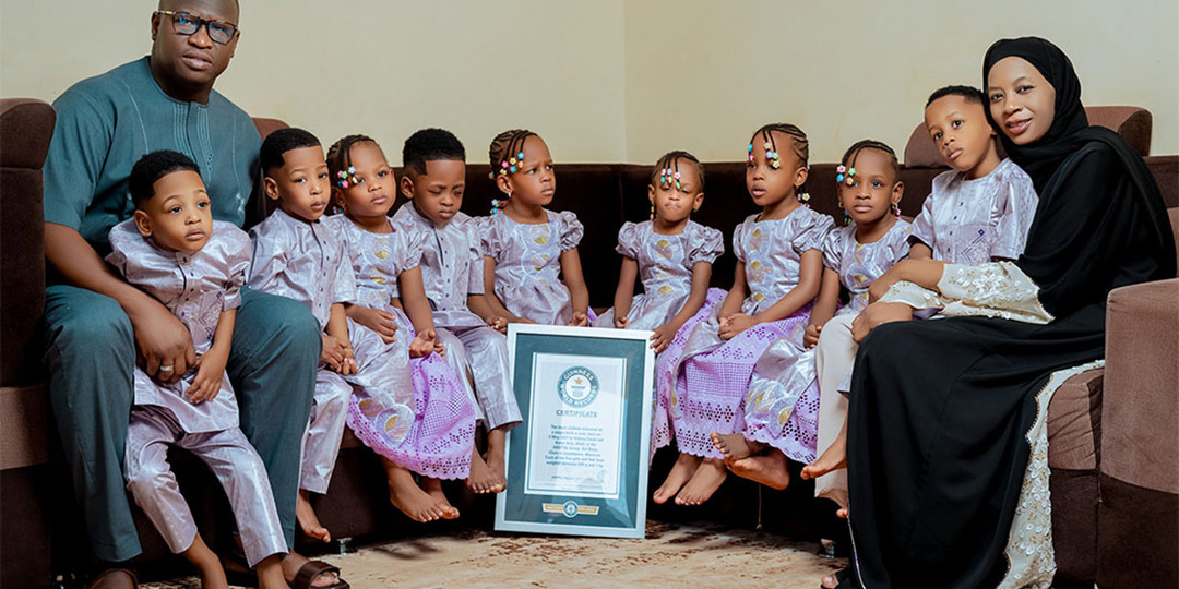 Как живут единственные в мире девятерняшки, которым исполнилось 4 года