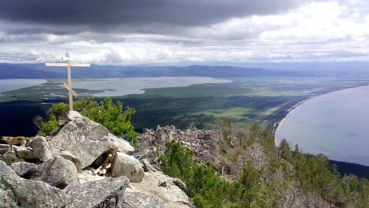 Вид на перешеек с Тропы испытаний