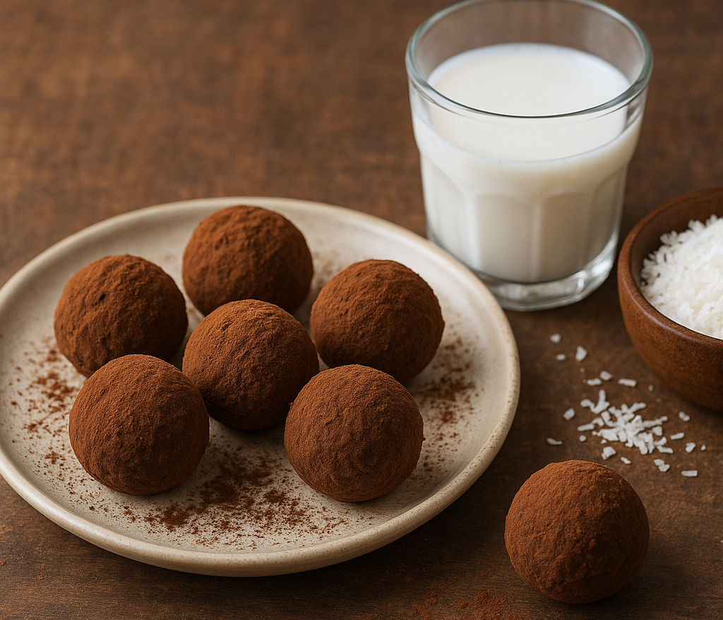 Шоколадные трюфели на кокосовом молоке 