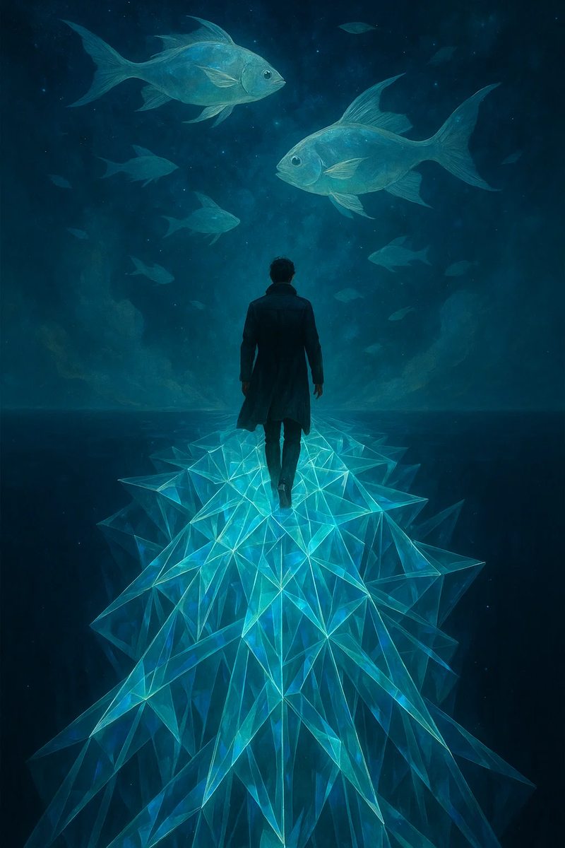 Иллюстрация Корвин, созданная нейросетью по моему запросу