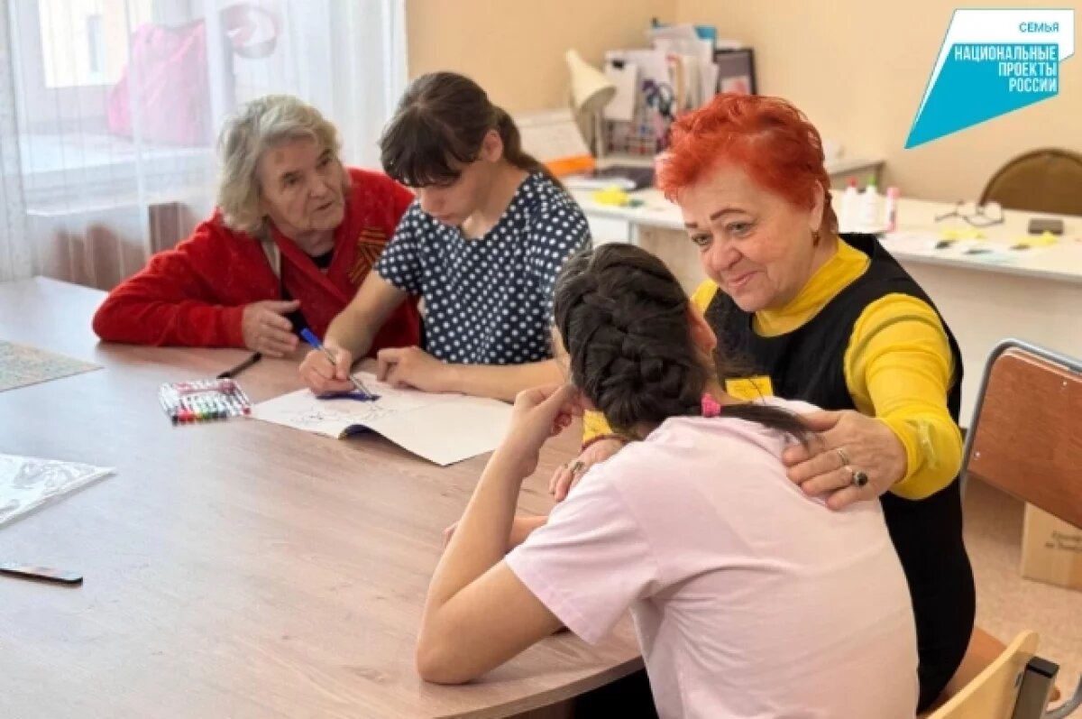    Серебряные волонтёры заботятся о детях в интернате Хабаровска