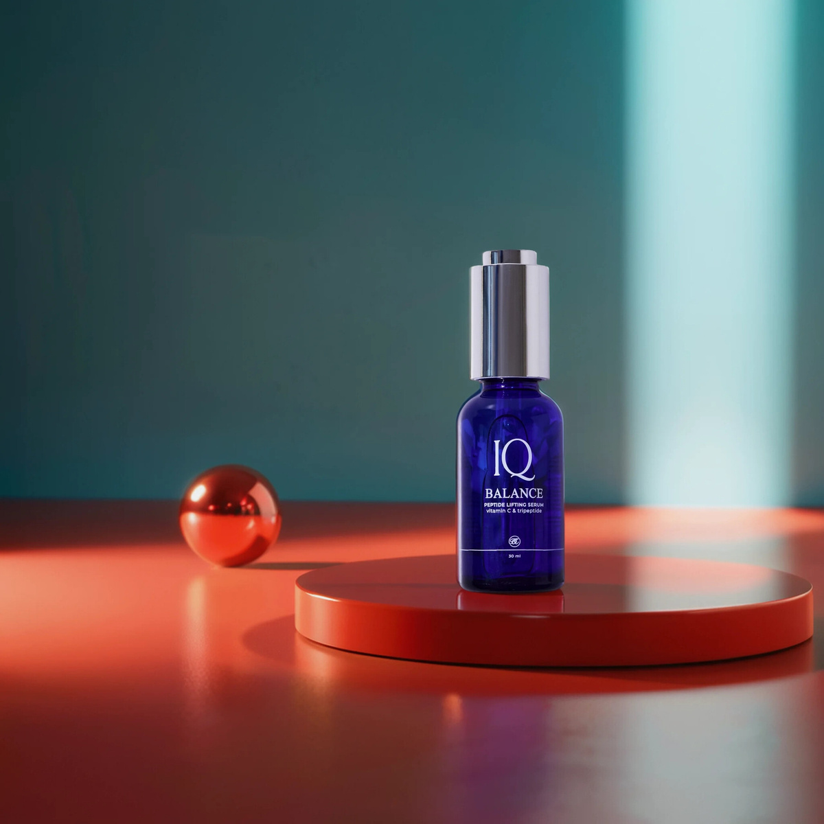 Антивозрастная сыворотка для лица IQ BALANCE с пептидами и витамином С. OZON: арт. 1856657269 WB: арт. 332769675