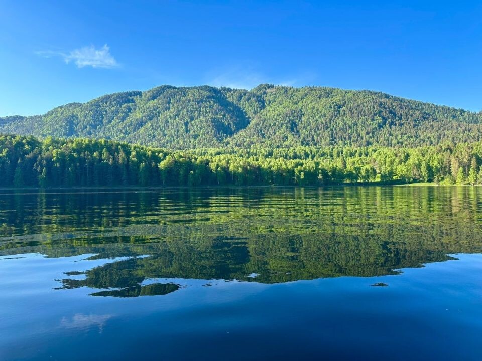     Золотое озеро в период паводка. Источник: Роман Воробьев и Татьяна Клименко