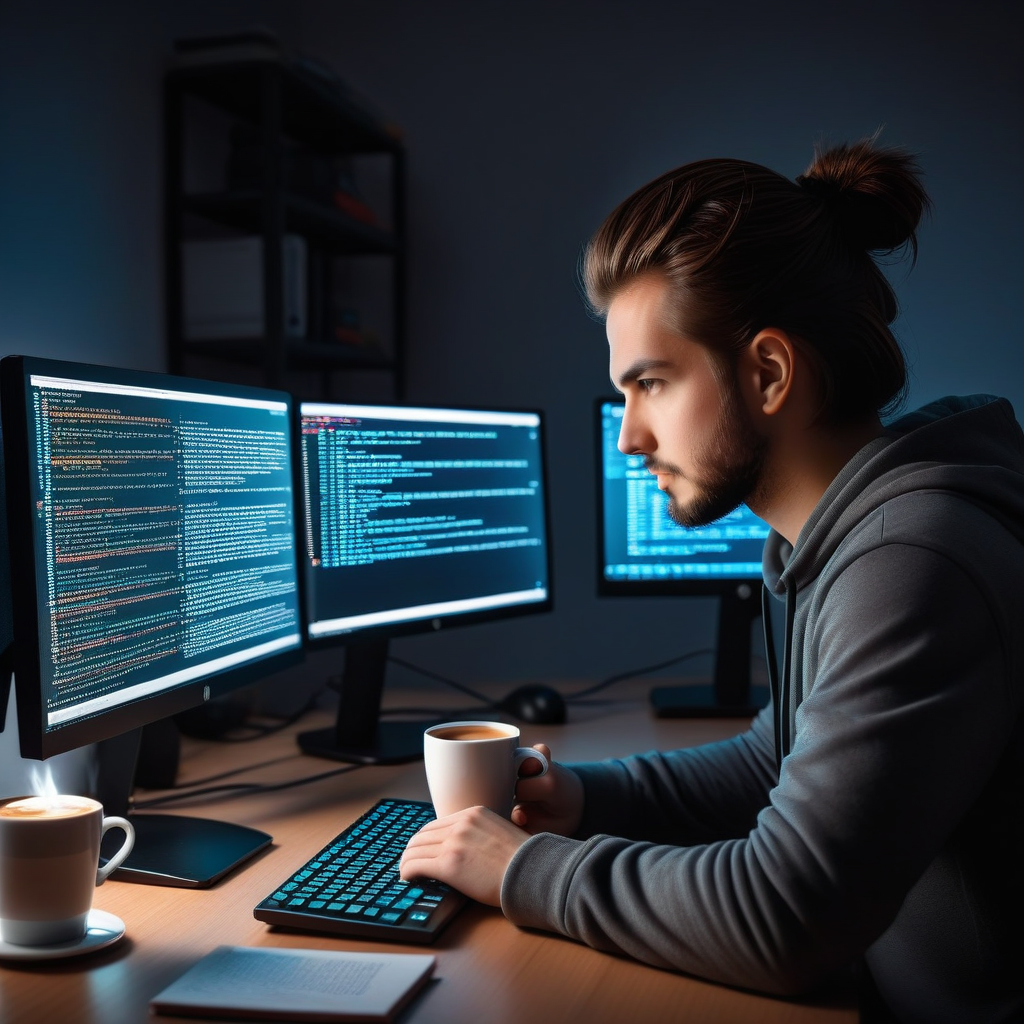 frontend-developer пишет код для заказчика