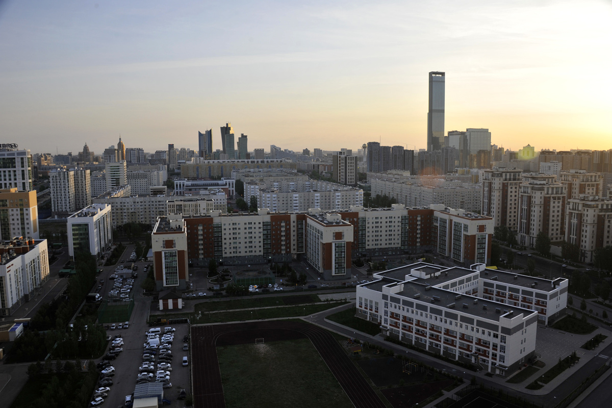 Рассвет над Астаной