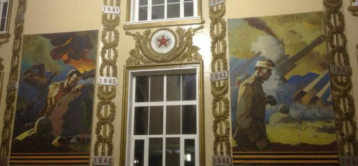 М.С.Шорохов. Панно. Зал ожидания Курского железнодорожного вокзала.