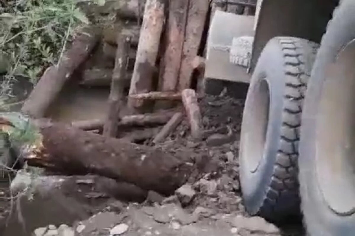    Началось восстановление моста, рухнувшего в Красноармейском районе Приморья