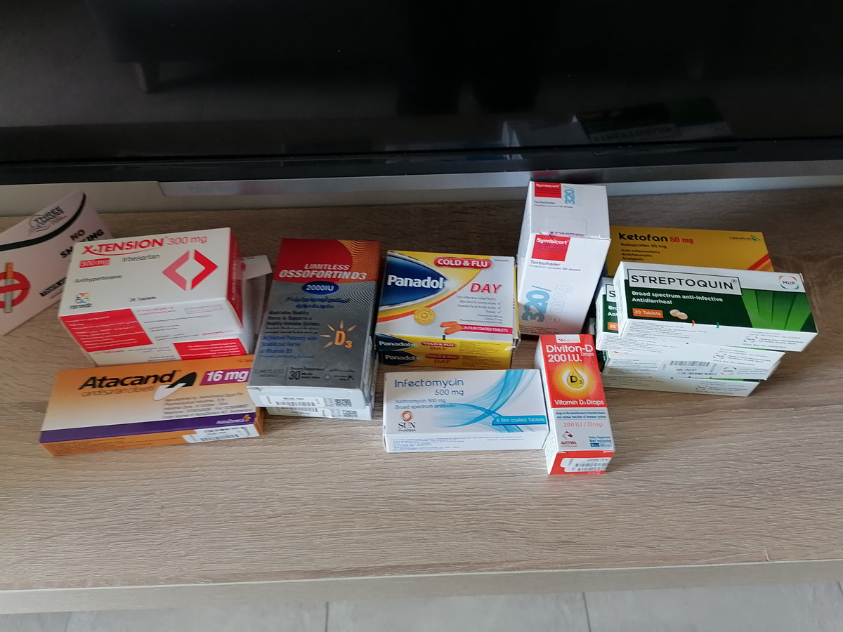 Лекарства из Египта - отличная покупка. Фото автора. 