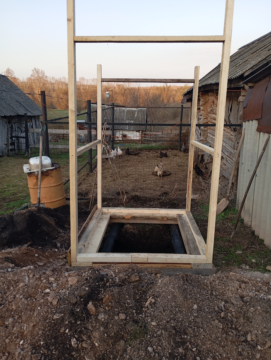 Скелет будущей постройки.