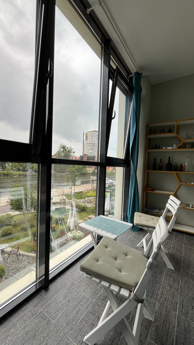 Вид с балкона арендованной квартиры