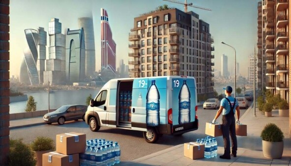 Доставка воды по Москве