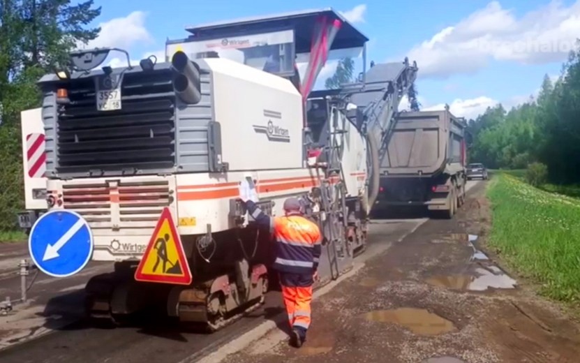    Ремонт дороги Воткинск – Кельчино стартовал в Удмуртии