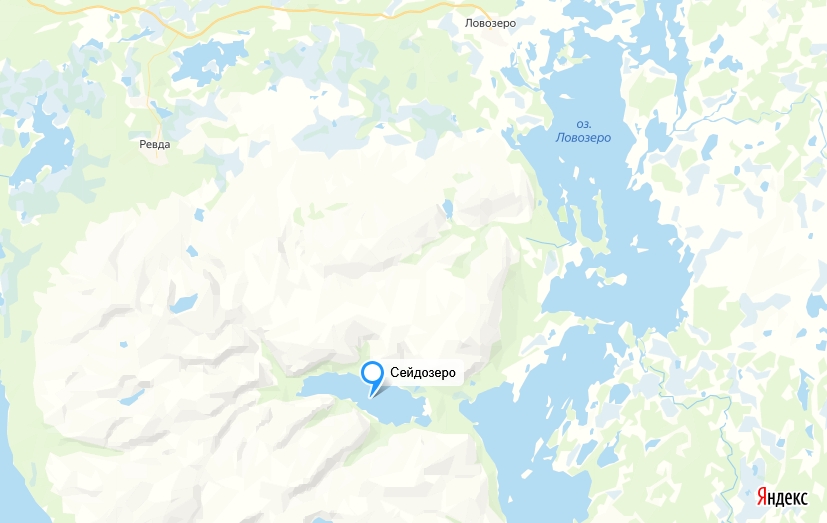 Фото: расположение Сейдозера