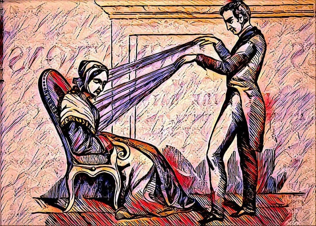 Сеанс «животного магнетизма» Месмера 