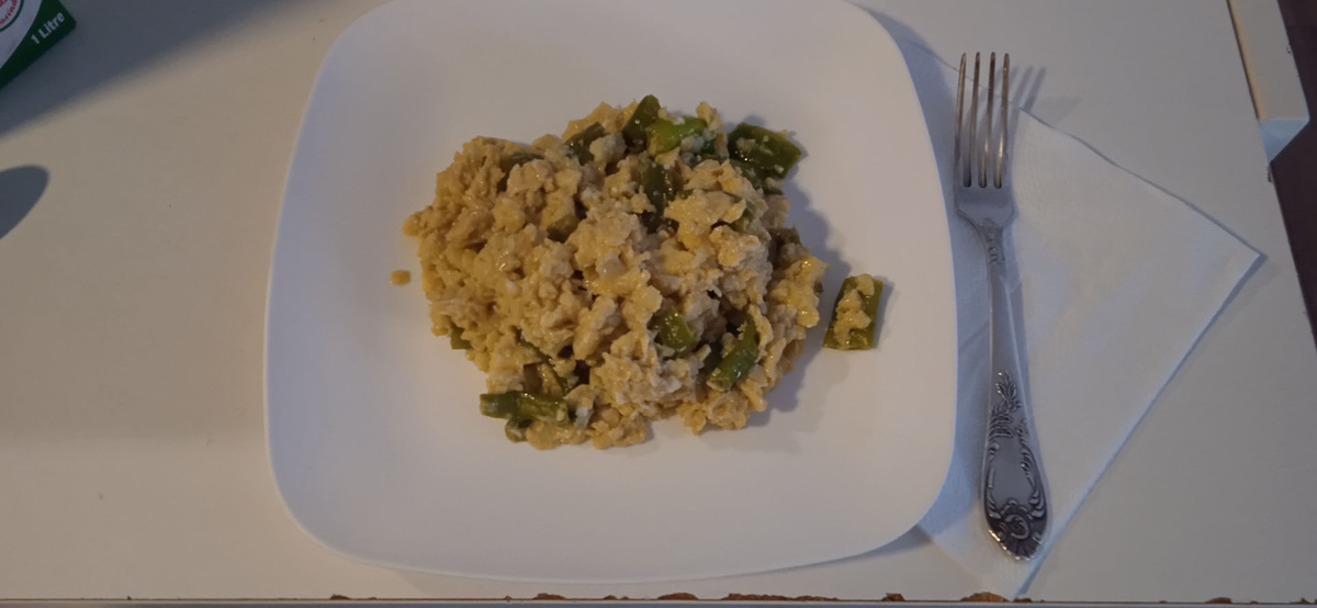 Яичница с перцем