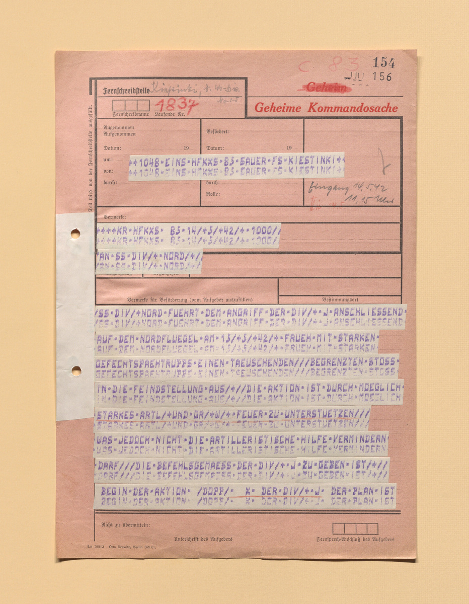 Основное: Дивизии СС «Норд» утром 15 мая поддержать атаку дивизии J. Действиями усиленных разведгрупп вводить противника в заблуждение, поддерживать дивизию J как можно более мощным артогнём.