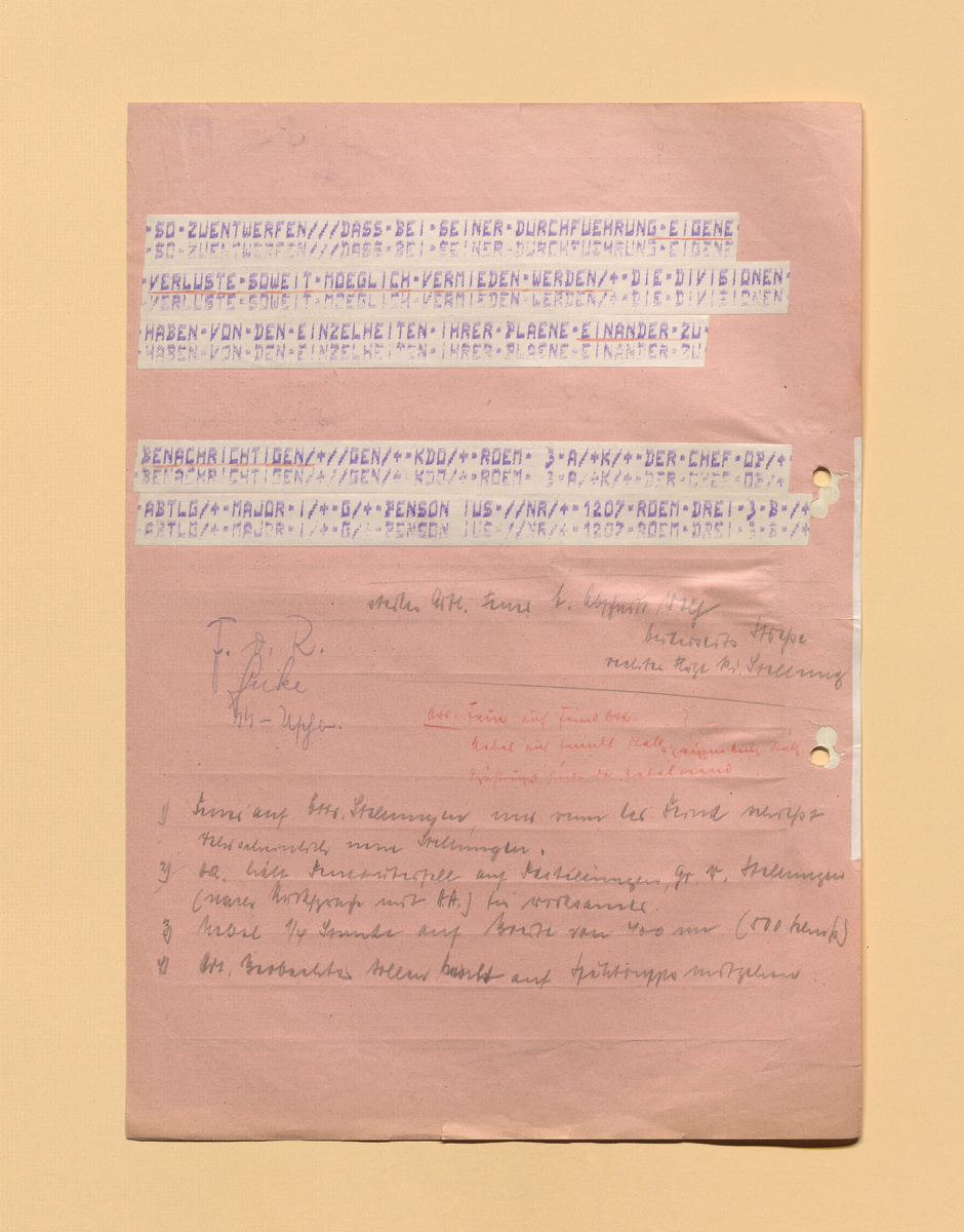 Основное: Дивизии СС «Норд» утром 15 мая поддержать атаку дивизии J. Действиями усиленных разведгрупп вводить противника в заблуждение, поддерживать дивизию J как можно более мощным артогнём.