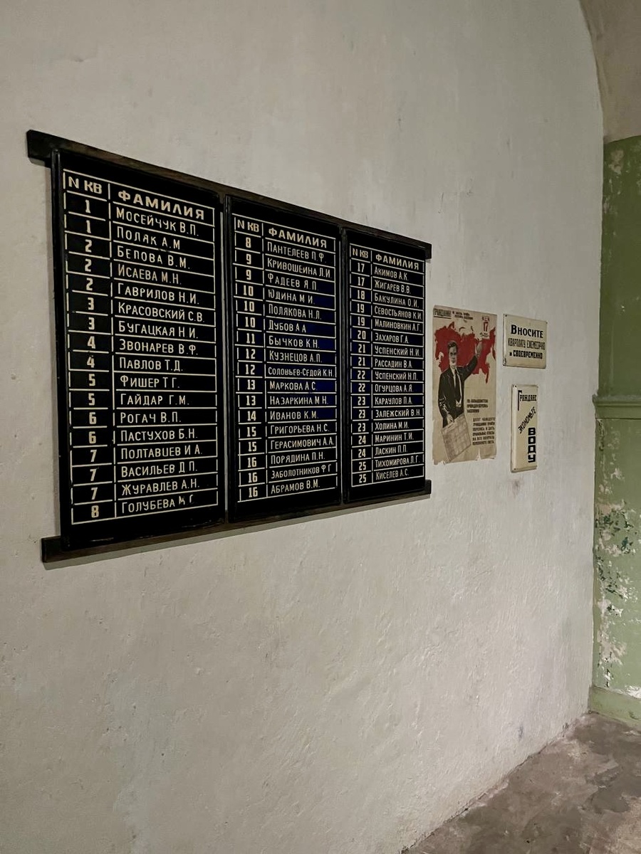 Список жильцов