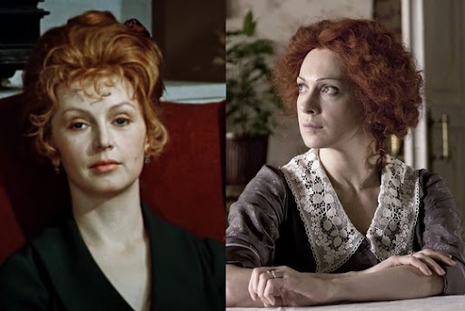 Валентина Титова и Ксения Раппопорт в фильмах 1976 и 2012 гг