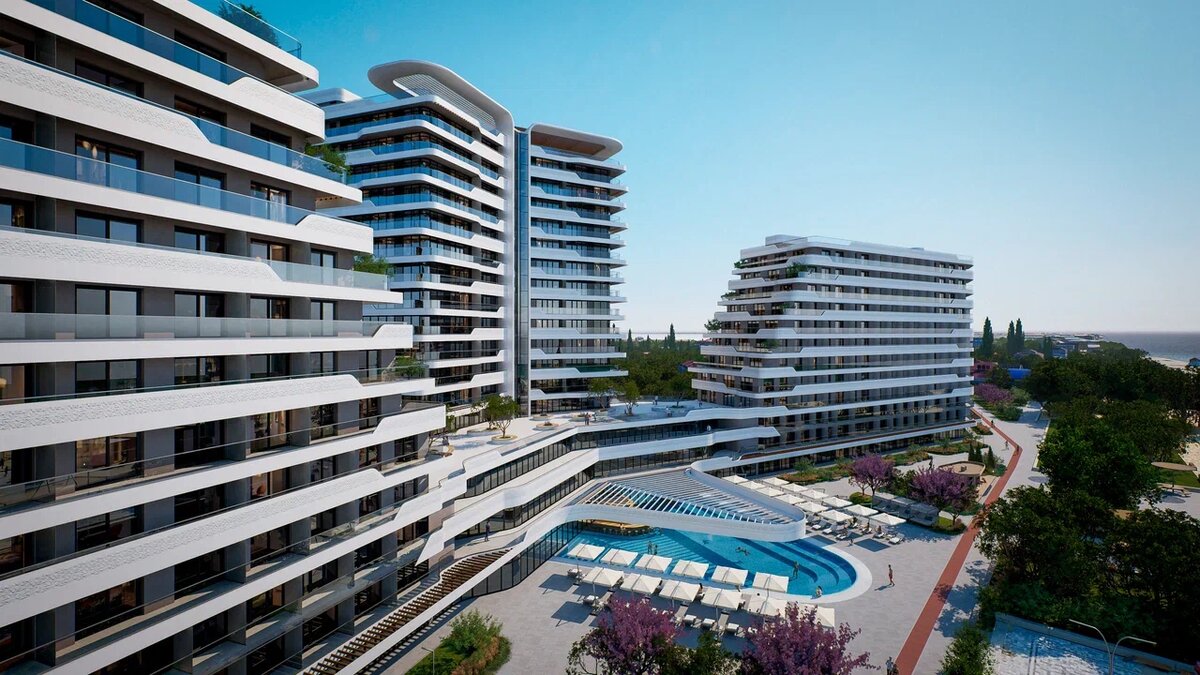 АК Птица - комплекс элитных апартаментов на первой береговой в Саки