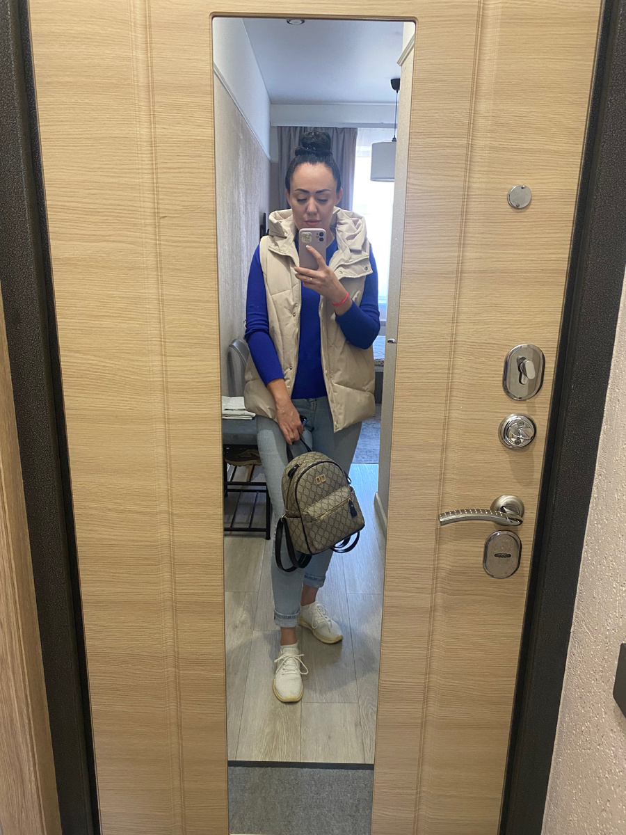 Утеплилась, потому что иду к Невской губе! 