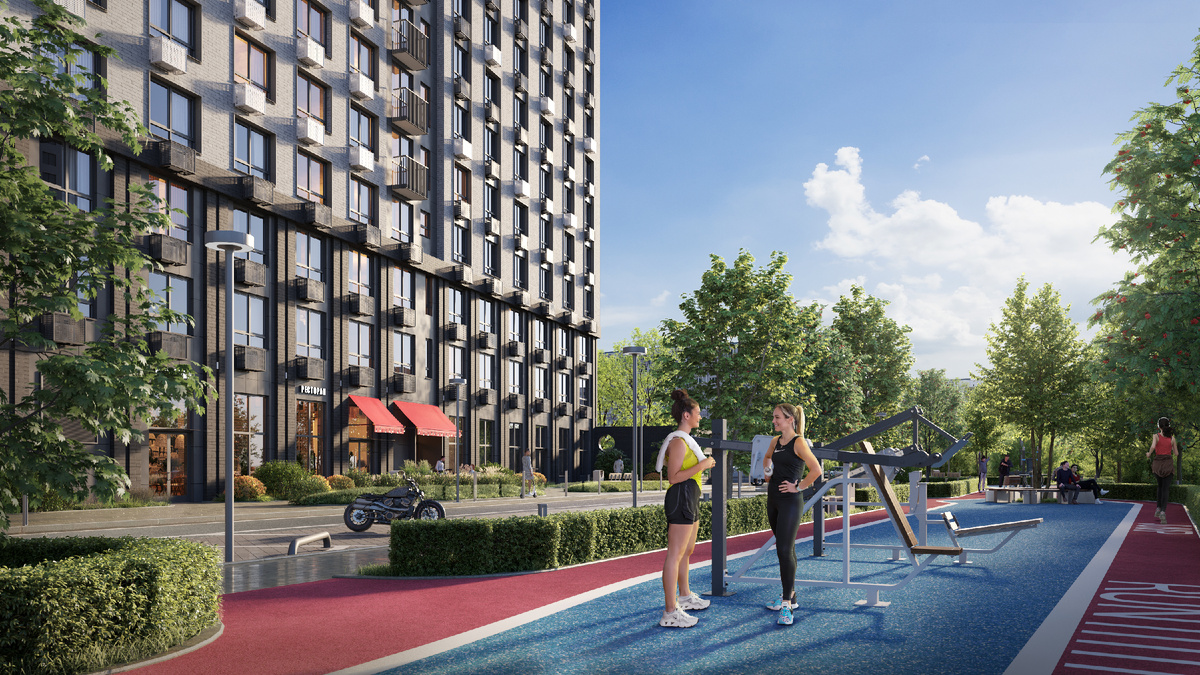 Здесь будут площадки для детей разных возрастов и взрослых