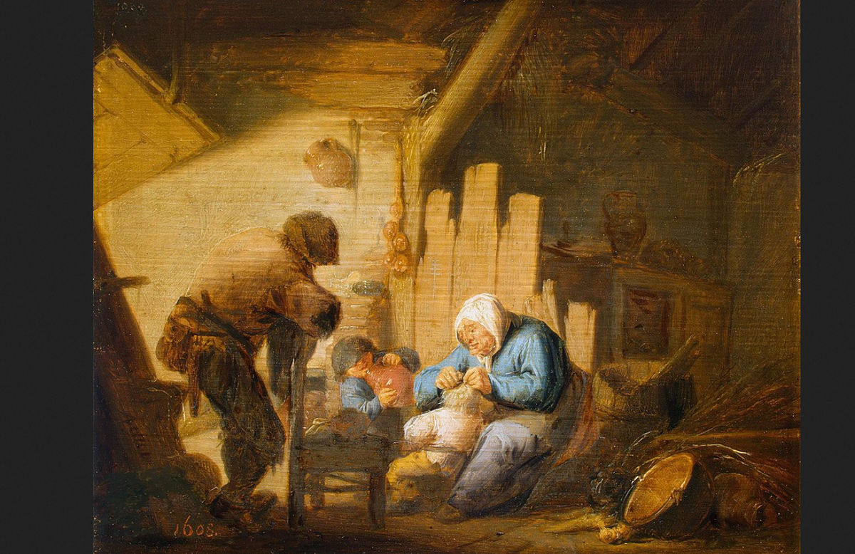 Адриан ван Остаде. Зрение. Из серии «Пять чувств». 1635. 