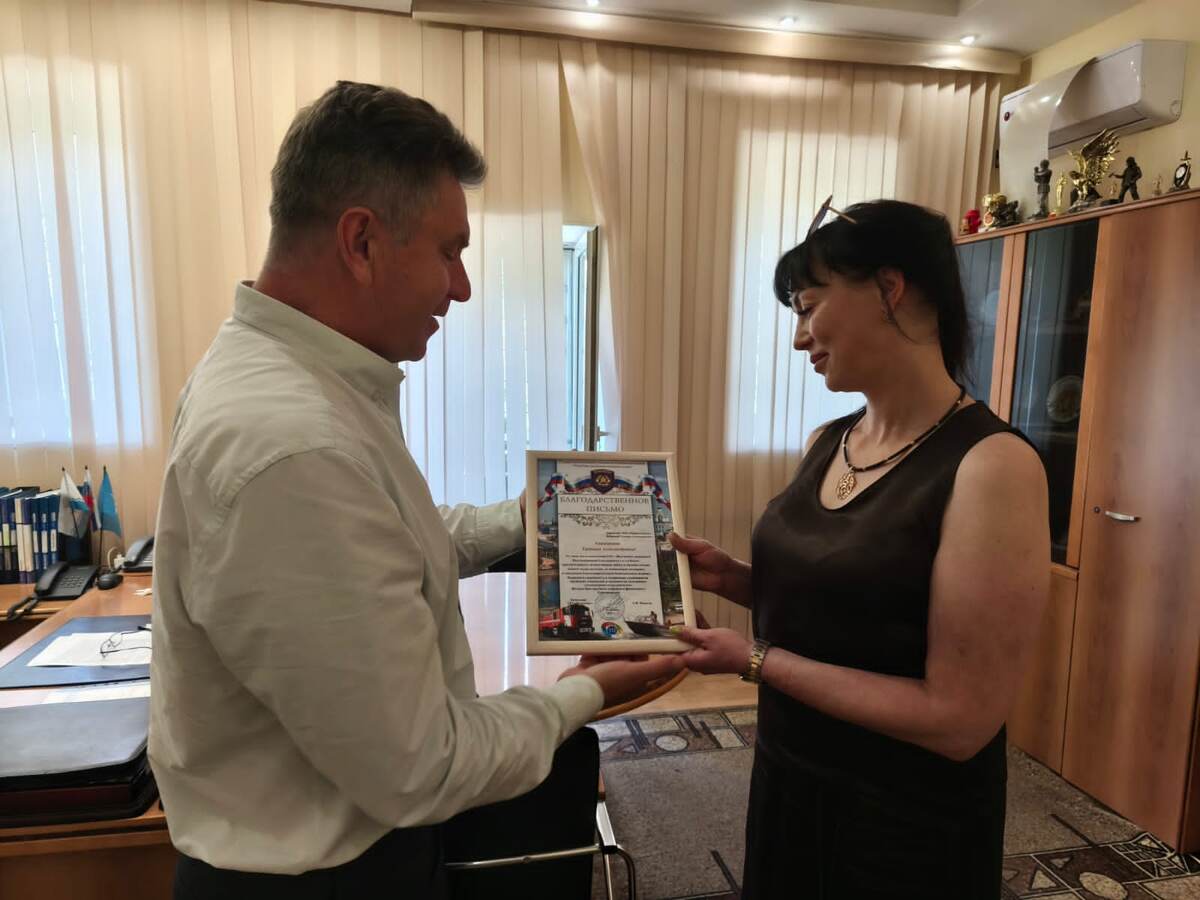 Начальник ГКУ «Волгоспас» выразил искреннюю благодарность индивидуальному предпринимателю 